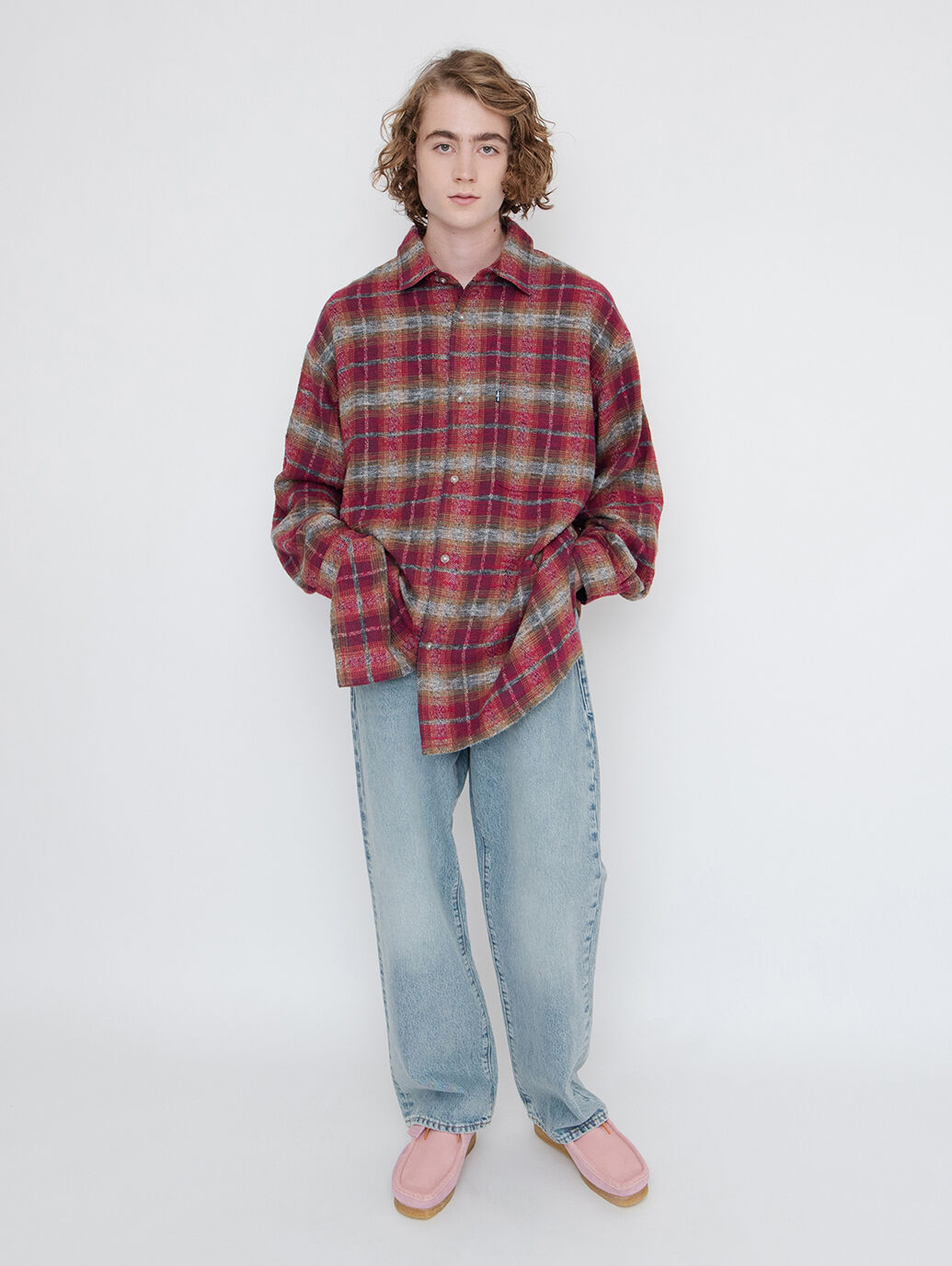 WORKSHOP SMOCK SHIRT LMC OSHIMA PLAID MOJ